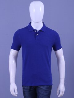 REDLINE MENS BLUE SOLID POLO T-SHIRTS