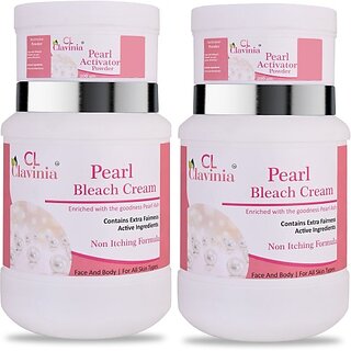                       CLAVINIA Whitening Pearl Bleach Cream 1 kg x 2 (2 Items in the set)                                              