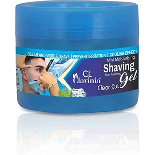                       CLAVINIA Cool Mint Moisturizing Shaving Gel 500 ml (500 ml)                                              
