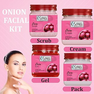                       SEPHEA Onion Eco Facial Kit - Eco Pack (4 x 500 ml)                                              
