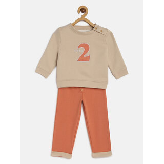                       Boys Self Design T-shirt with Pyjamas                                              