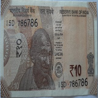 10 RUPEES 786786 FANCY NUMBER RESERVE BANK OF INDIA