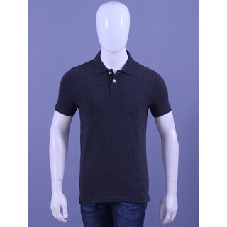                       REDLINE MENS CHARCOAL MEL POCKET POLO T-SHIRTS                                              