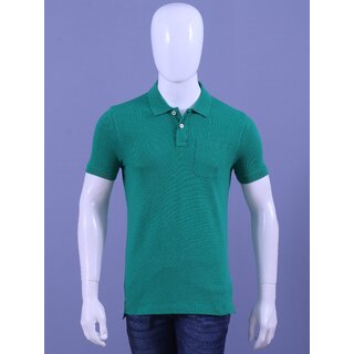                       REDLINE MENS GREEN POCKET POLO T-SHIRTS                                              