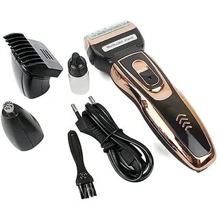                       3in1 Men Shaver Hair Clipper And Nose Trimmer Personal Care Set Hair Beard and Moustache Hair Cutting Machine Shaver For Men,Women                                              