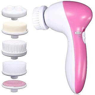                       Beauty Care Brush Deep Clean 5-In-1 Portable Electric Facial Cleaner Multifunction Massager Relief,facial massager,facial massager machine                                              