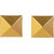 Golden Square Pattern Quirky Dangler Earrings for Women