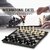 Aseenaa Magnetic Folding Chess Board Set, (10 Inch) Travel Toys for Kids and Adults Educational Board Games Board Game