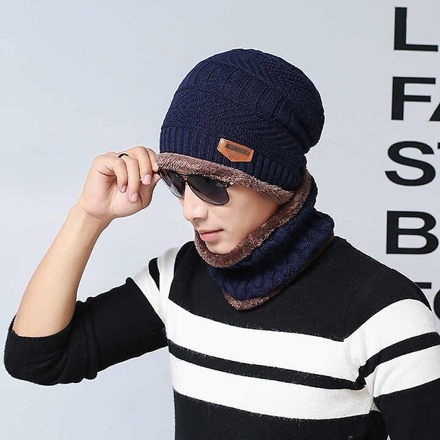 Buy Eastern Club Woolen Winter Cap with Neck Scarf for Boys and