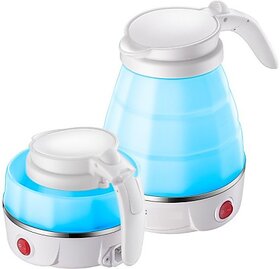 foldable water kettle for travel ,home , office portable electric foldable kettle mutipurpose multicolor kettle (0.6 L ) Electric Kettle(0.6 L, Multicolor)