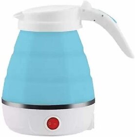 Travel Fold-able Electric Kettle Portable Silicone Collapsible Kettle 110-220V 750ML