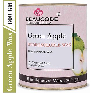                       Beaucode Professional Green Apple Hair Removal Wax 800 gm Wax (800 g)                                              