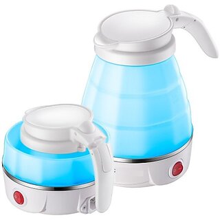                       foldable water kettle for travel ,home , office portable electric foldable kettle mutipurpose multicolor kettle (0.6 L ) Electric Kettle(0.6 L, Multicolor)                                              