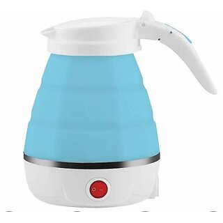                       Silicon Foldable Tea Coffee Hot Water WITH Free of charging cable Electric Kettle(8 L, Blue, Pink, Multicolor)                                              