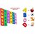 Educational Learning Game Of Alphabets And Numbers  Mini Puzzles Toys Mats For Childrens  Gift For Boys Girls And Baby Children And Toddlers  Multi Color(Multicolor)