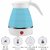 Large Travel Kettle, Foldable Electric Kettle Silicone Collapsible Tea Kettle Lightweight Kettle Portable Silica Gel Kettle Business Trip Electric Kettle- 100-240V Electric Kettle(0.75 L, White)