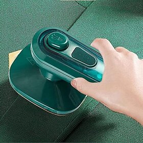 Imported Steam Iron,Mini Ironing Press Machine Portable Handheld Garment Steamer 185 W Garment Steamer(Dark Green)