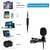 Humble Dynamic Lapel Collar Mic Voice Recording Filter Microphone For Singing Youtube Smartphones Black