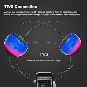 The Sharv Mini Jb1 Boost M3 Bluetooth Speaker 10 W Bluetooth Speaker(Multi Rainbow, 2.0 Channel)