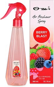OSSA Berry Blast Air Freshener Long Lasting Home Fragrance For Home And Office Spray (300 ml)