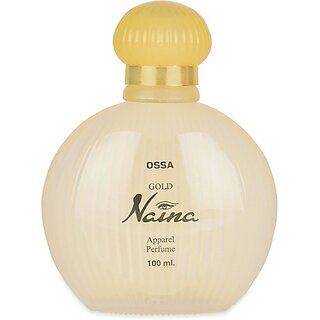 OSSA Gold Naina Eau De Parfum Unisex Perfume With Musky And Ambery Notes  Long Lasting EDP 100ml