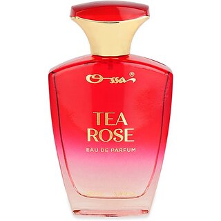                       OSSA Tea Rose Eau De Parfum Womens Perfume With Musky And Floral Notes  Long Lasting EDP 100ml                                              