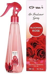 OSSA Blooming Rose Air Freshener Long Lasting Home Fragrance For Home And Office Spray (300 ml)