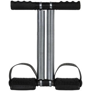 Tummy Trimmer Sports Double Spring Abdominal Exerciser - Black fitnessCode-x12