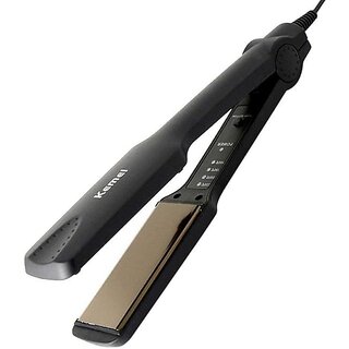                       Temperature Control Professional KM-329 329 Hair Straightener (Black) Hair Straightener(Black)                                              