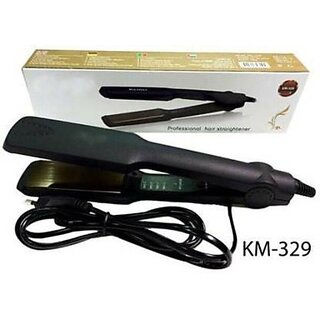                       KM-329 Multifunctional Hairdressing Flat Straightening Iron Styling Tools Professional Hair Straightener                                              
