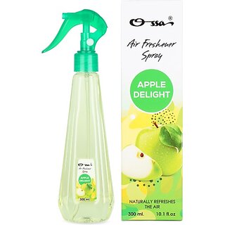                       OSSA Apple Delight Air Freshener Long Lasting Home Fragrance For Home And Office Spray (300 ml)                                              