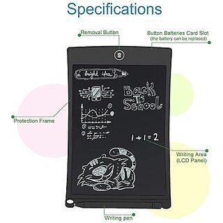                       Lcd Writing Drawing Digital Handwriting Pad Paperless Graphic Table(Black)                                              