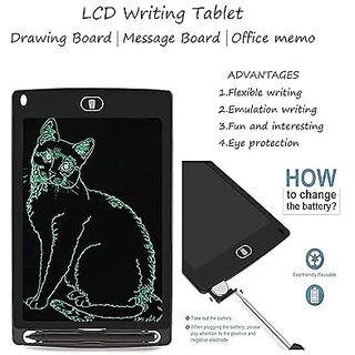                       Lcd Writing Tablet/Pad 8.5 Inch  Electronic Writing Scribble Board For Kids Kids Learning Toy For Home/School/Office                                              