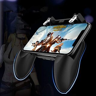                       Upgrade Version Mobile Gaming Trigger For Pubg/Fortnite/Rules Of Survival Gaming Grip And Gaming Joysticks For 4.5-6.5Inch Android Ios Phone Gamepad(Black, For Ios, Android)                                              