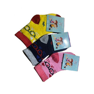                       Winter Warm Socks for Kids Toddlers Boys Girls Thick Thermal Woolen Socks Terry Lined Cozy Ankle Socks for Children (Pac                                              