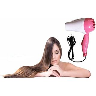                       NV-1290 hair dryers Professional Folding Hair Dryer Hair Dryer(1000 W, Multicolor)                                              