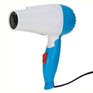                       NV-1290 1000W Foldable Hair Dryer 2 Speed Control Multicolour Pack of 1 Hair Dryer(1000 W, Multicolor)                                              