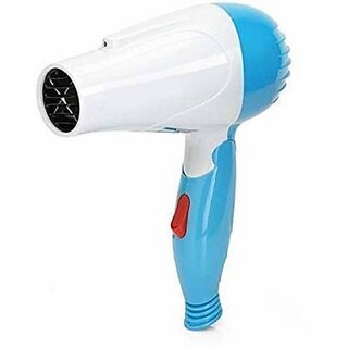 Professional Folding Hair Dryer With 2 Speed Control For Women/Men Hair Dryer(1000 W, Pink, White)
