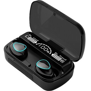                       Earbuds M-10 Upto 48 Hours Playback With Asap Charge Bluetooth Headset(Black, True Wireless)                                              