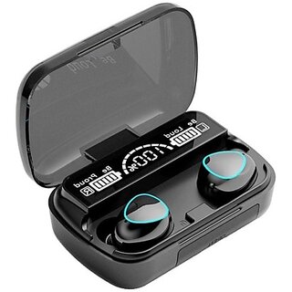                       Super Quality Earphone Earbuds 5.1 With Charging Box Sport Earbuds M-10 Bluetooth Headset(Black, True Wireless)                                              