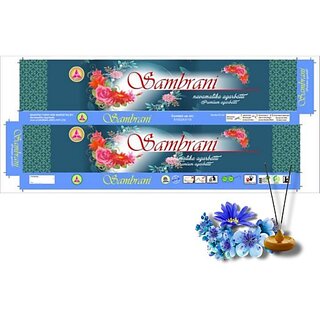                       Navamallika Agarbatti Sambarani Sticks Sambarani Multi Fragnance (20, Set Of 5)                                              