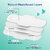 BLISSNATURAL Rash-Free Sanitary Pads For Women  Jumbo pack  Size - L  Pack Of 30 Pads