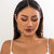 QUECY Rhinestone Tassels Nose Chain with Metal Non Piercing Nose Clip for Women - Golden