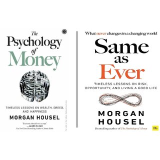                       Morgan Housel 2 Books Set The Psychology Of Money  Same as Ever                                              