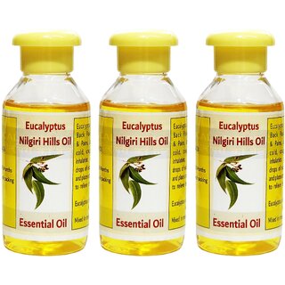                       Eucalyptus Nilgiri Hills Oil - 100ml (Pack Of 3)                                              