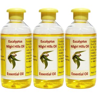                       Eucalyptus Nilgiri Hills Oil - 200ml (Pack Of 3)                                              