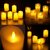 Aseenaa Decorative Plastic LED Tealight Candle  Flameless Tealights  Smokeless Candles Light For Home (Pack of 3)