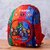 Customised Marvel AvengersSuper Heroes Red  Blue School Bag 36 cm Shoulder Bag (Multicolor, 8 inch)