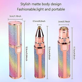 THE SHARV RAINBOW Rechargeable OPERATED EYEBROW TRIMMER Trimmer 45 min Runtime 1 Length Settings(Multicolor)