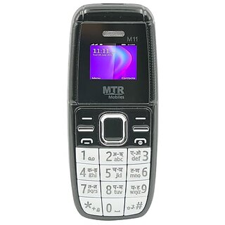 Mtr M11 (Dual Sim, 0.66 Inch Display, 700mAh Battery, Black) Mtr M11 (Dual Sim, 0.66 Inch Display, 700mAh Battery, Black)